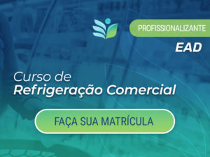 banner curso de refrigeração comercial